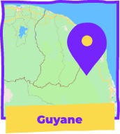 Pointer vers la guyane
